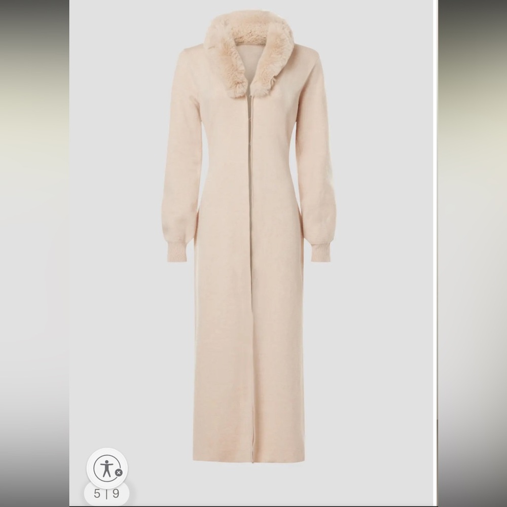 ASHLEY PARK x RTR 
Long Faux Fur Cardigan - Picture 3 of 6
